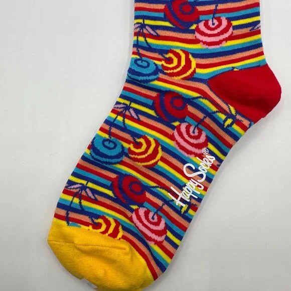 4 Pairs Happy Socks Size Medium Unisex NWT - Picture 6 of 13